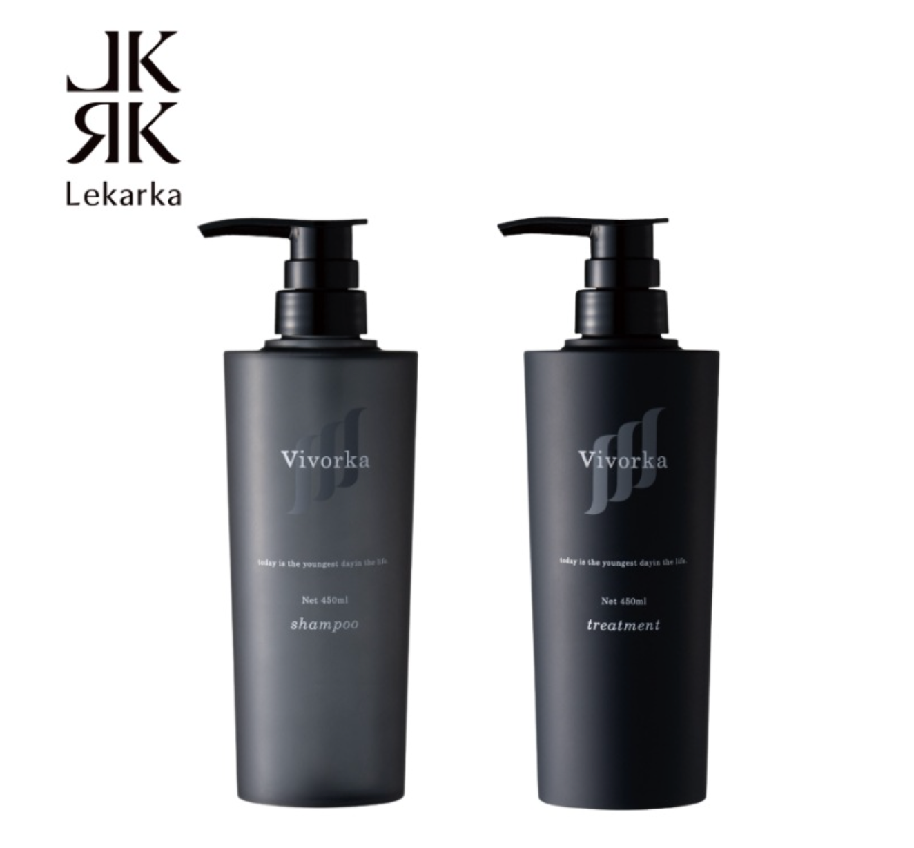 【正規品販売店】レカルカ Lekarka Vivorka モイスチャースムージング シャンプー・トリートメント 450mL