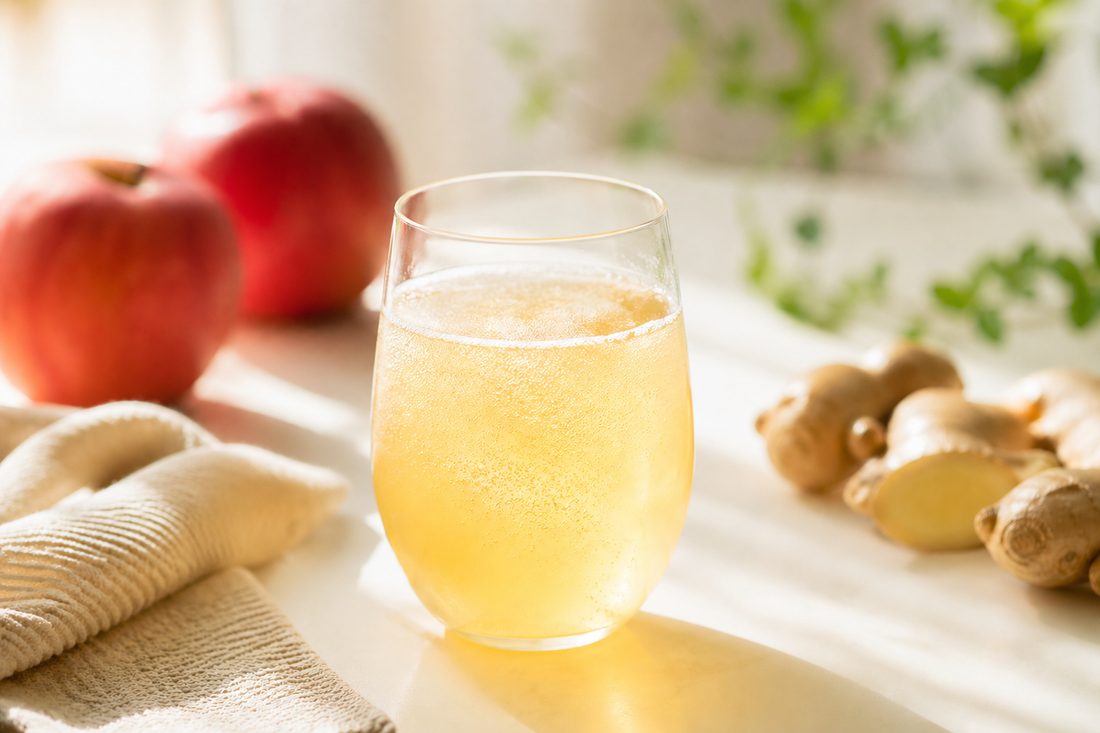 朝に飲むシュワっとデトックスジュース