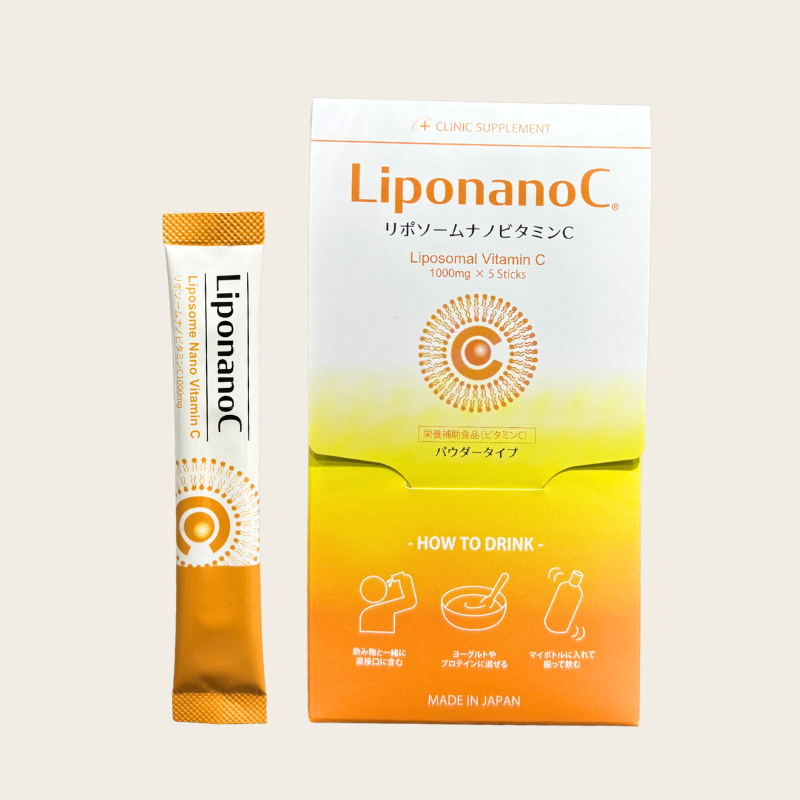LiponanoC – Liposomal Vitamin C Supplement 30-stick box