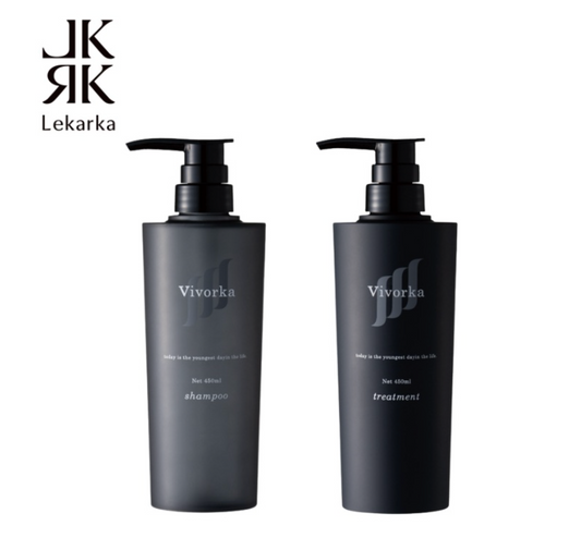 【正規品販売店】レカルカ Lekarka Vivorka モイスチャースムージング シャンプー・トリートメント 450mL