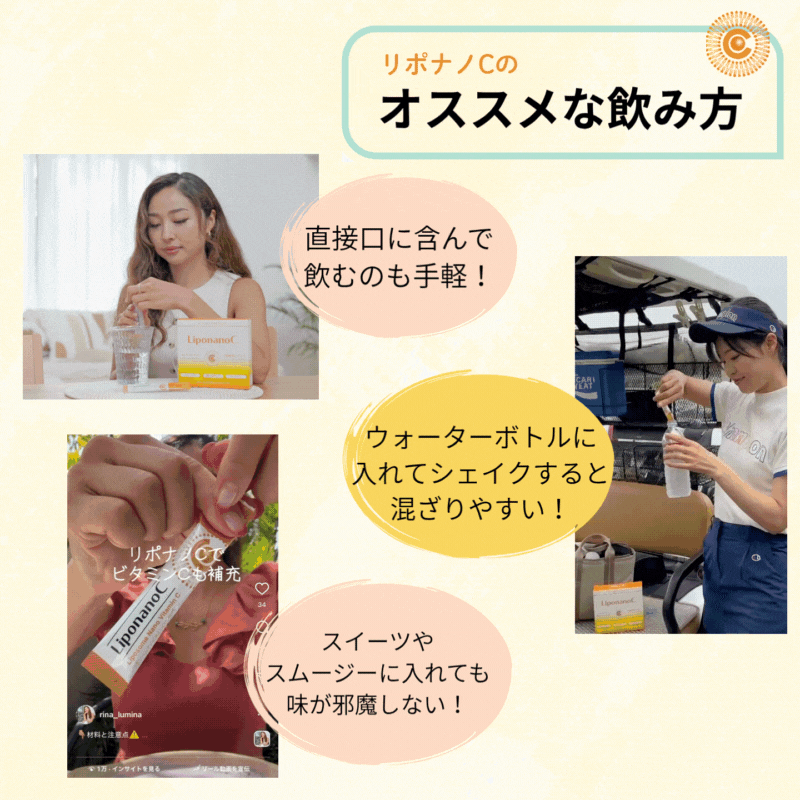 リポソーム型ビタミンCサプリ【LiponanoC】リポナノC 1000mg配合 30包